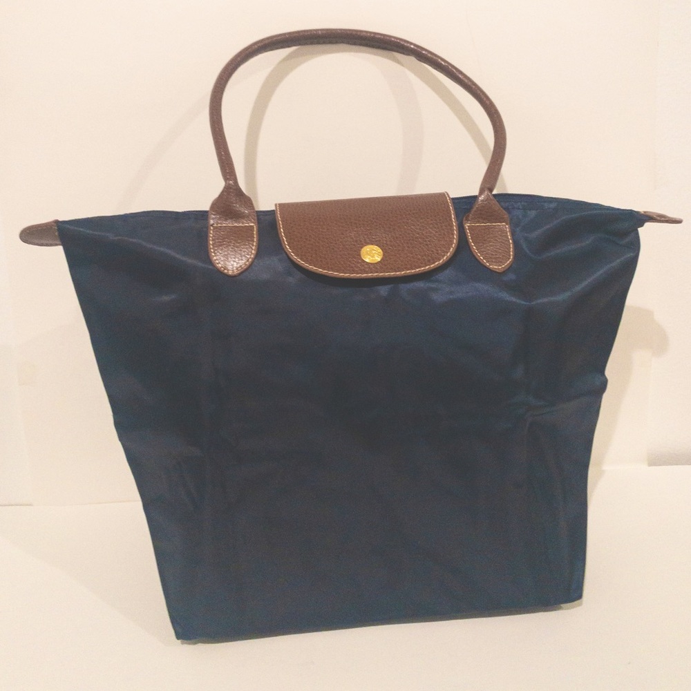 Longchamp Le Pliage Navy Tote